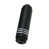 PureBowlic Spectromètre portatif à vue directe pour l'identification de bijoux, spectroscope portable en aluminium avec étui en cuir, noir, 55 mm de long