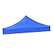 Luzhengyang Tent Top Cover Sunshade Sun Shelter Rain Tarp -ion - - Replacement Canopy for Camping, Garden, Beach - Silver Plaster Material - Various Blue 3x3m