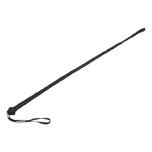 CREATIV DISCOUNT - Gerte / Peitsche aus Kunstleder, schwarz, 60 cm