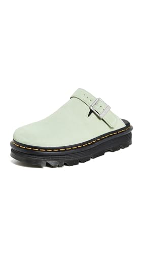 Dr. Martens Unisex Zeb Zag Mule, Sage Green, 6 US Men