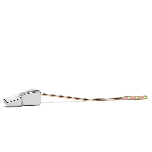 Qualihome Mansfield Toilet Handle Replacement Front Mount Toilet Tank Lever Flush Handle (Chrome)
