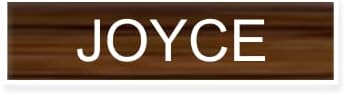 Lasercrafting Name Tag/ID Badge/Trophy/Professional Personalized Custom - Laser Engraved. Halloween, Guy, Hopper, Joyce