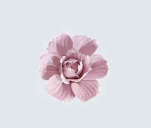 Image of Ceramic Flower Wall Art Decor, Artificial Flower Wall Sculpture,Handmade Ceramic Flowers for Home,Hallway,Living Room, Kitchen,Bathroom (Peony,Pink, 3.54 inch)