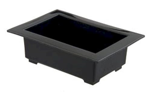212 Main AI-DL164BLA Black Plastic Rectangular Carpet Saver