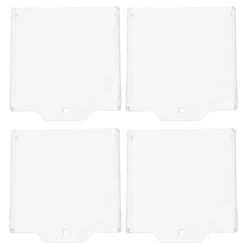Toddmomy Copertura Trasparente di Protezione per Interruttore a Pulsante Antincendio Set 4 Pezzi Resistente e Stabile per Uso Interno ed Esterno Protezione Sicura per Dispositivi di