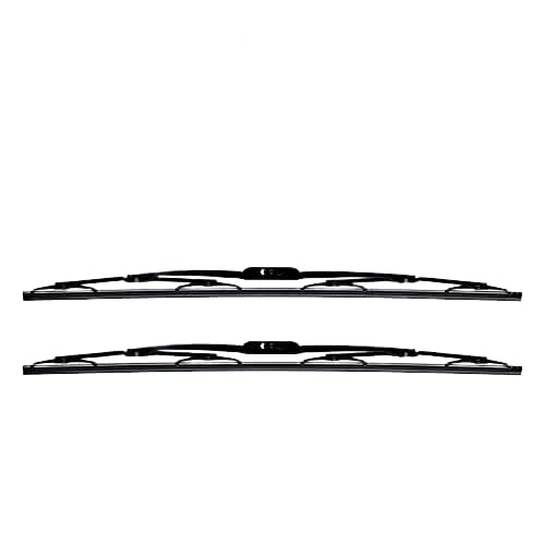 Autotex - M6Pro Premium+ Automotive Wiper Blades - Universal Replacement Windshield-Wipers - Heavy Duty - All-Weather - 2 Pack (24"/22") #TOP20