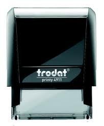 One Line Custom Rubber Stamp