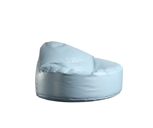AMEEDA Funda Puff Funda for puf sin Relleno, Asiento esquinero, sofá, otomana de salón, Cama, Dormitorio, Suelo(PU-Light Blue)