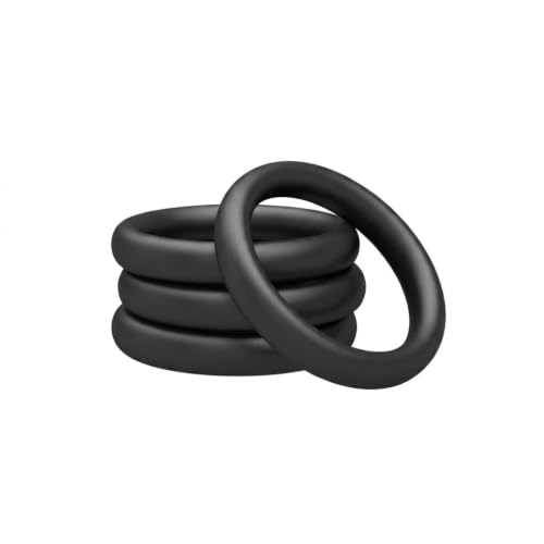 Image of Sparesdeal O ring | Oil Seal | Silicone Gasket Rubber | Washer Oring Set for Repair Kit (Pack of 10) (ID-10MM X THICKNESS-3.5 MM)
