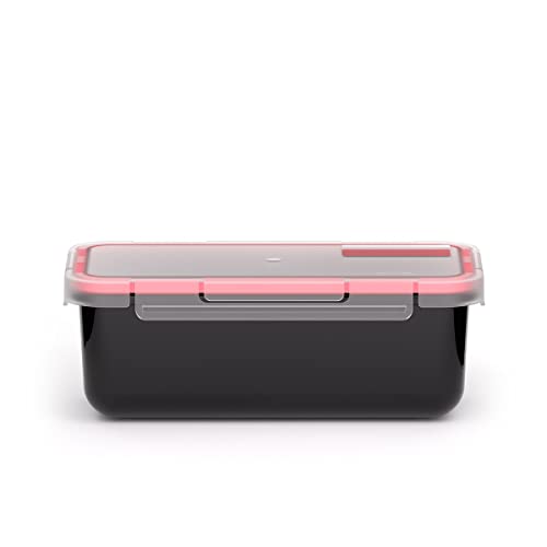 Valira Porta alimentos - Contenedor hermético de 0,75 L hecho en España, color negro