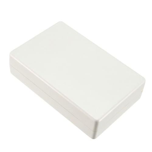 TOP-VIGOR Mini caja de conexiones eléctricas a prueba de polvo de 125 x 80 x 32 mm, cajas de plástico ABS para proyectos electrónicos de bricolaje, caja de módulo de alimentación interior, caja de