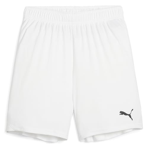 PUMA Kids Boys Teamgoal Shorts Soccer Cleats - White - Size XL