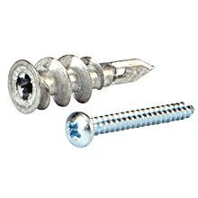 E-Z Ancor 5000902S-XCP100 CRL ITW Buildex E-Z Ancor E-Z Zinc With Screws - pack of 100