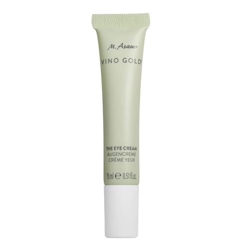 M. Asam VINO GOLD Augencreme (15ml) – Augencreme gegen Falten mit Hyaluron, Anti Falten Creme & Anti Aging Pflege, reduziert Augenringe, vegane Augenpflege mit Traubenkraft & Arganöl