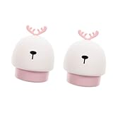 OSALADI 2 Pcs Pratique Charge En Silicone Décoration Pour La Lumière Chambre Animal Chevet Pépinière Nuit Aléatoire Enfants Lumières Creative USB Bois Lampe De Table Chambre En
