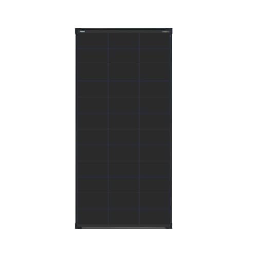 enjoy solar® Panneau solaire monocristallin 150W 12V avec technologie HPBC – Rendement élevé 25%, cellules solaires 182mm, Full Black, idéal pour camping-car,...