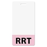 RRT Badge Buddy Rapid Response Team Vertical Baby Pink Heavy Duty 1 Pc - Spill & Tear Proof - Double Sided Made in USA