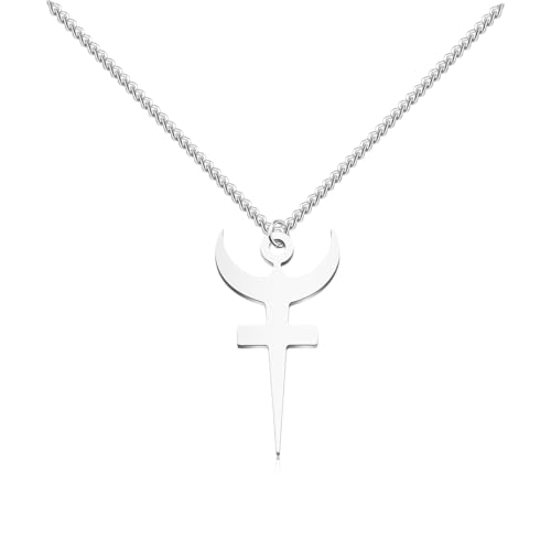 FAADBUK Odysseas Inspired Gift Underworld Lover Gift Greek Mythology Gifts Bident Necklace (Bident Necklace)