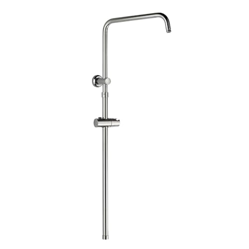 Kibath L122224 Barra de Ducha con Equipo, Cromo Brillo