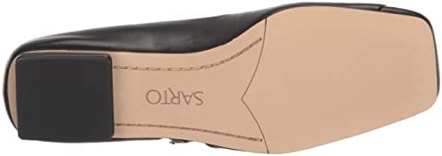 Franco Sarto Sarto Womens Tracy Square Toe Flat Black Leather 7 M | Image 3