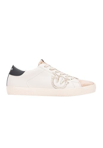 Baskets Pinko Femme Seattle avec chaussure de gymnastique en cuir de veau souple
