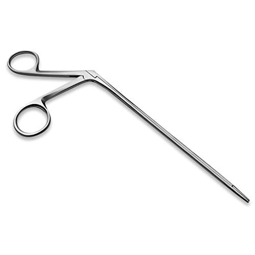 DEXSUR Alligator Ear Forceps 8 Inch Curved Jaw
