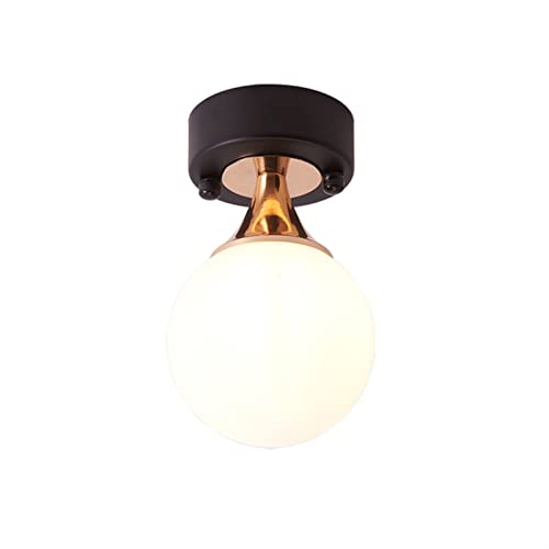 Lámpara de techo de cristal Led para balcón y salón acogedor moderno
