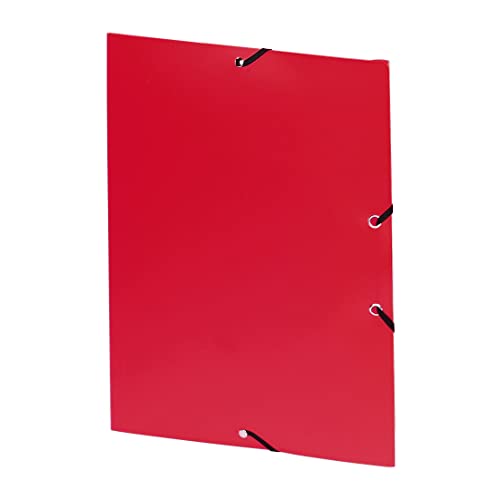 Viquel Carpeta de 3 solapas, polipropileno, cierre de goma