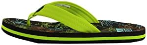 Reef Boy's Kids Ahi Flip-Flop, Neon Palm, 13 Big | Image 3