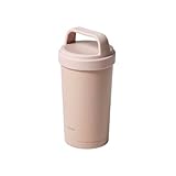 シービージャパン 水筒 タンブラー 370ml スモークピンク [食洗機対応] ハンドル付き 真空断熱 2層構造 ハンドル付きタンブラー370 holms