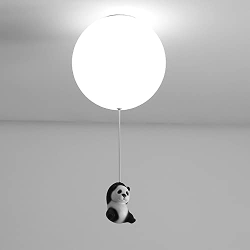 G9 Lampadina Lampadario E27 Panda Lampada Da Soffitto Stanza Dei Bambini Plafoniera Cameretta Lampade Ragazzo Ragazza Illuminazione Interna Nordico Salotto Studio Luci A Palloncino Ø25CM,C