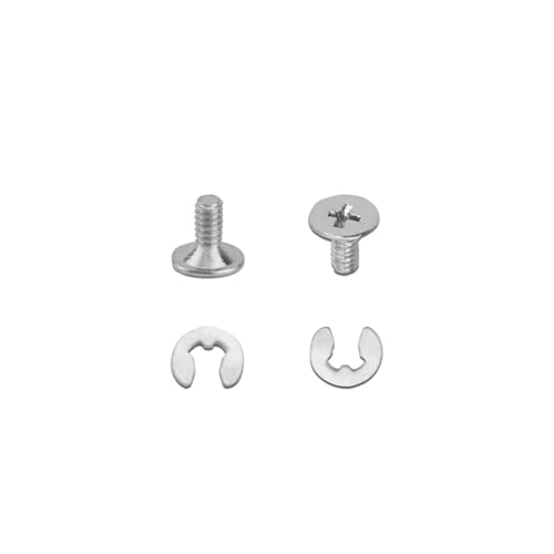 Image of 4pcs Battery Back Cover Screws Kit, Battery Screw Replacement Part Bolt Washer for New 3DS & 2DS Accessories