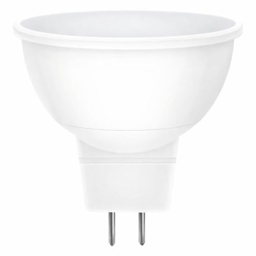 WEBMATEL Bombilla LED GU5.3 MR16 6W Luz Blanca Fría | 6400K | 600lm | Bombilla 12V | 30000 Horas | Sustituye a Bombillas Halógenas de 50W | Ángulo Haz de 120 Grados |