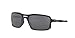Oakley Men's OO9266 Triggerman Rectangular Sunglasses, Matte Black/Black Iridium, 59 mm