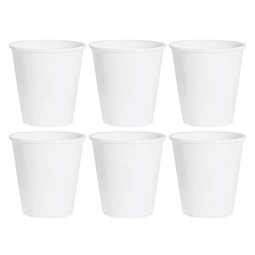 Sizikato 6pcs Porcelain Tumbler, 6 Oz Drinking Glasses Ceramic Cups