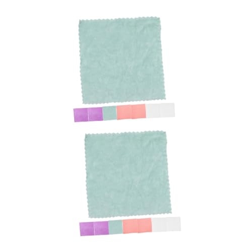 Serviette carrée en molleton Healvian lot de 16 pièces extra larges