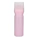 Haowul Bouteille D'applicateur De Peigne Root 1pc 4oz, Bouteille D'applicateur pour Bouteille De Teinture À Brosse Applicateur avec Échelle Graduée (Rose)