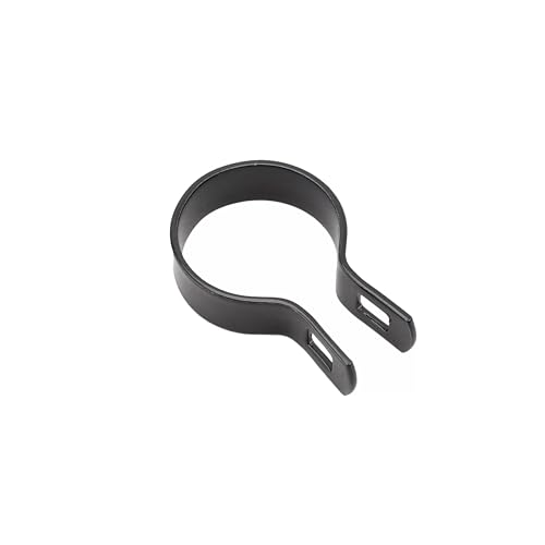 Ozark Fence & Supply Steel Black Coated Steel Brace Band: Brace Bands for Chain Link Fence Post - Rust-Resistant, Durable, Easy Install. Includes Required Bolt. (2-3/8