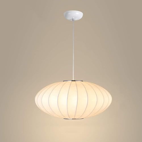 Lanterne en tissu italien pendante pour créer une ambiance de salon cocooning