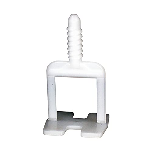 Nivelliersystem Gewindelaschen 1 mm, 2 mm, 3 mm Verlegehilfen für Fliesen und Platten, Plattenstärke 3-15mm (200 St. Gewindelaschen 2 mm)