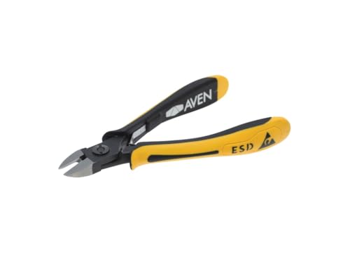 Aven Tools 10829S - Cutter, Accu-Cut, XL Oval Head, Semi-Flush Cut, 12 AWG, ESD-Safe, 140mm OAL