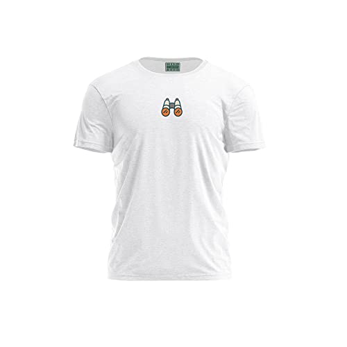 T-Shirt Blanc S Homme Butswi contre les hauts inconfortables : optez pour la douceur
