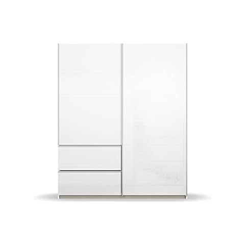 Rauch Möbelwerke Armario con Puertas correderas y Cajones, Blanco Brillante Cover
