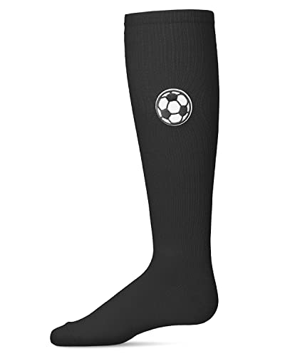 MeMoi Girls Soccer Lover Cotton Blend Knee High Socks