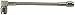 Fragola -3AN Clear Covered Assembly Straight x 90in 14in