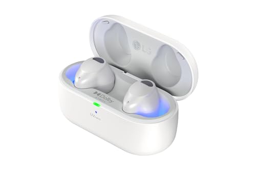 LG Tone Free T90S In-Ear Bluetooth Kopfhörer mit Dolby Atmos-Sound, Meridian-Technologie, ANC (Active Noise Cancellation)… – Ansicht 4