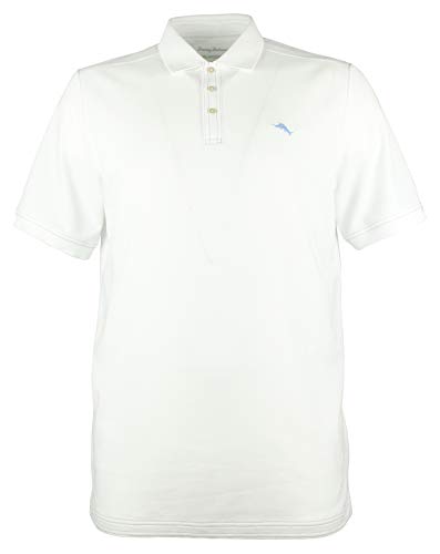 Tommy Bahama Men's The Emfielder Polo Shirt Bright White Large