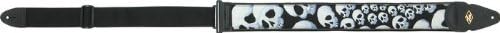LM Products PS24SK 3-Inch PS Slider Designer Guitar Strap - Skull Design