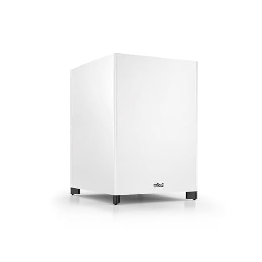 Nubert nuSub XW-1200 Wireless Subwoofer Weiß | Lautsprecher für Bass & Effekte | Downfiresubwoofer mit Aktiv-Technik | Surround & Action auf höchstem Niveau | LFE-Box mit 420 Watt | Tiefgang: 19 Hz