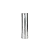 SagaSave Stainless Steel Stove Pipe Chimney Pipe, Fireproof Wrap Chimney Pipe Protector, Outdoor Camping Stove Accessories for Vent Smoke or Exhaust φ60mm/2.36in-50cm/19.69in Straight Pipe
